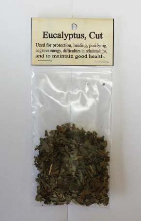 Eucalyptus, cut 0.25oz bag