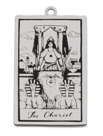 The Chariot Tarot Pendant
