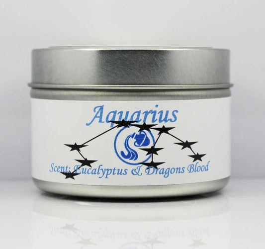 Aquarius Astrological Candle 4 oz