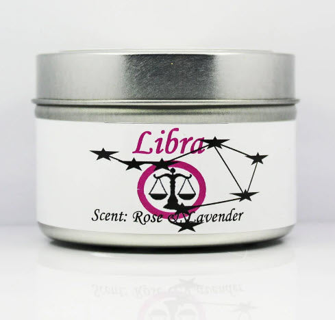 Libra Astrological Candle 4 oz