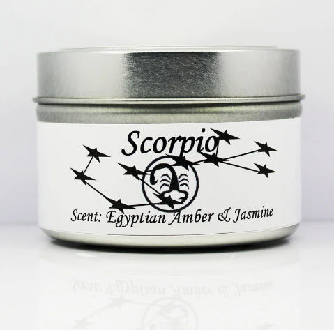 Scorpio Astrological Candle 4 oz