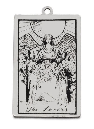 The Lovers Tarot Pendant