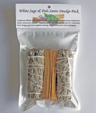 White Sage & Palo Santo Smudge Pack